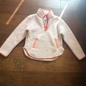 Sz 10-12 girls, pink, Cuddly Sherpa jacket